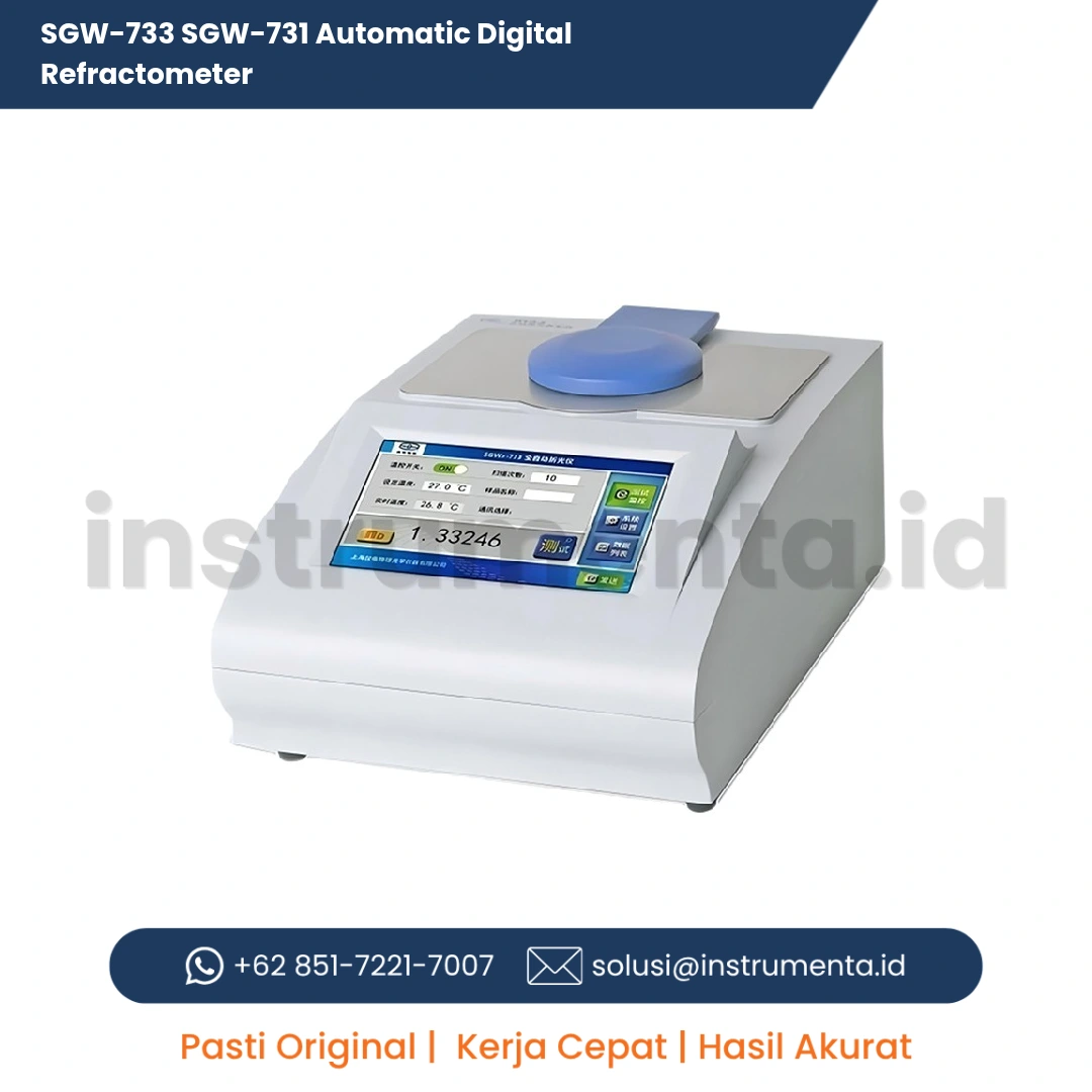 Official Supplier SGW-733 SGW-731 Automatic Digital Refractometer Alat Ukur Indeks Bias Abbe Otomatis
